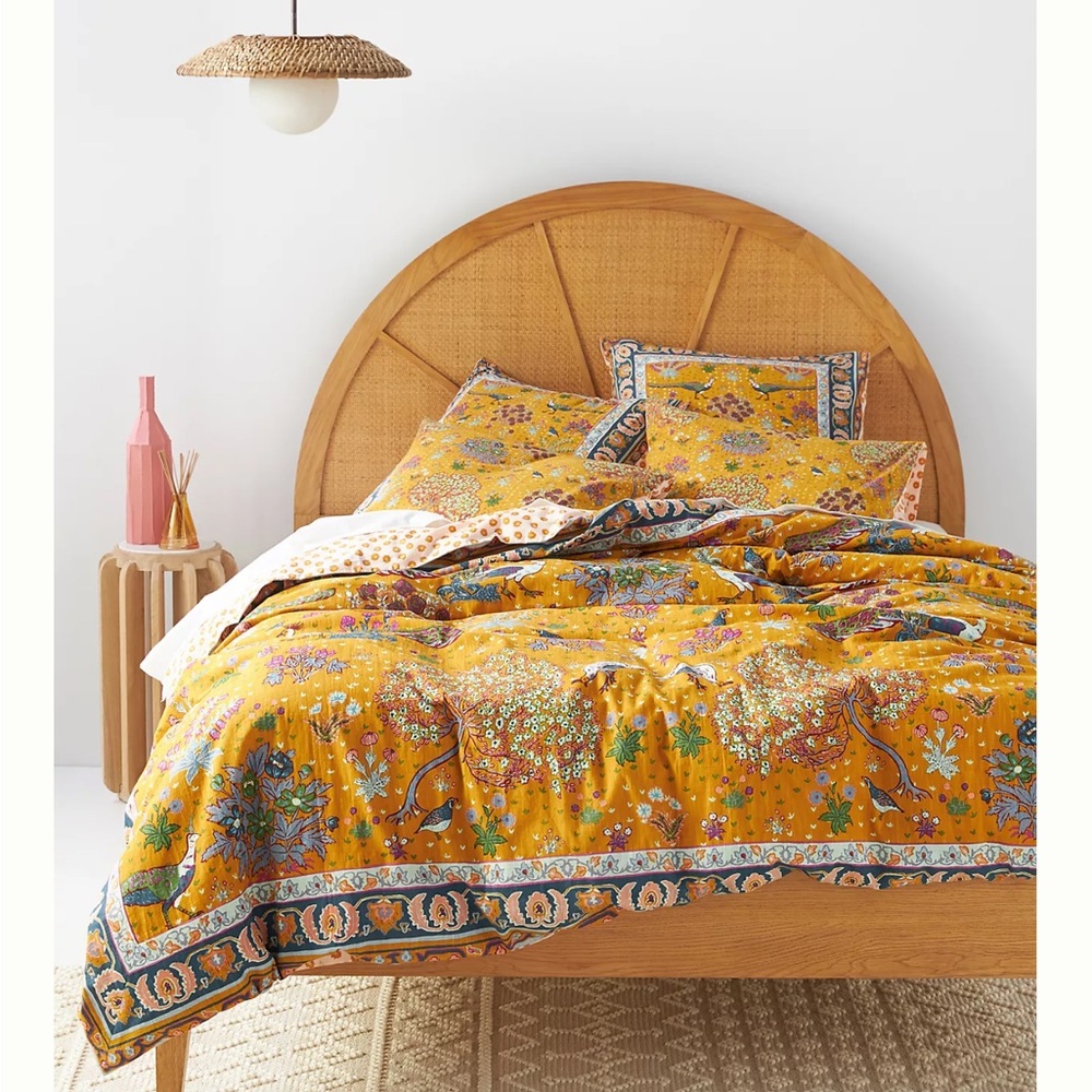 Anthropologie Darby Twin Duvet Cover